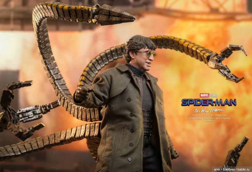 В Гонконге состоялся релиз фигурки Доктора Осьминога от Hot Toys по мотивам фильма «Человек-паук: Нет пути домой» (фото 5)