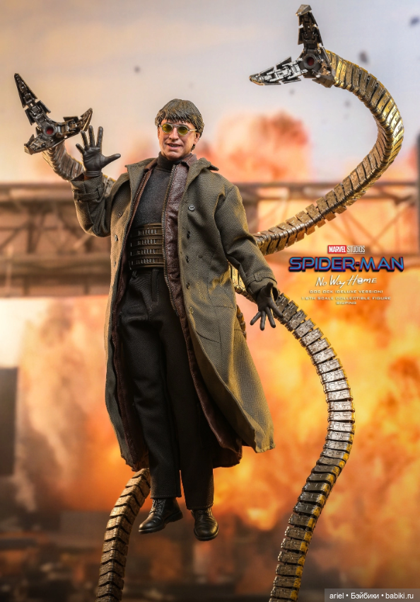В Гонконге состоялся релиз фигурки Доктора Осьминога от Hot Toys по мотивам фильма «Человек-паук: Нет пути домой» (фото 7)