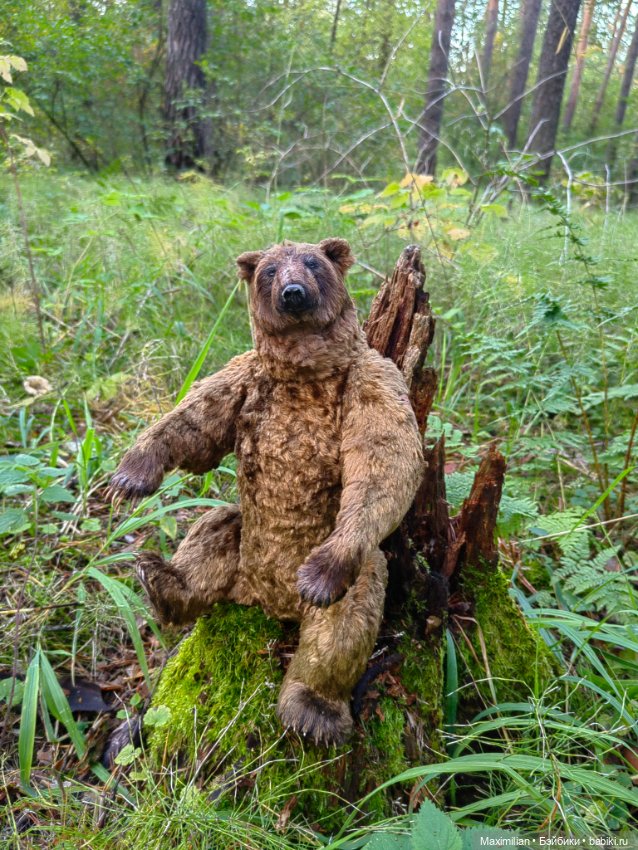 Дедушка и внук Медведи Инны Матус (фото 9)