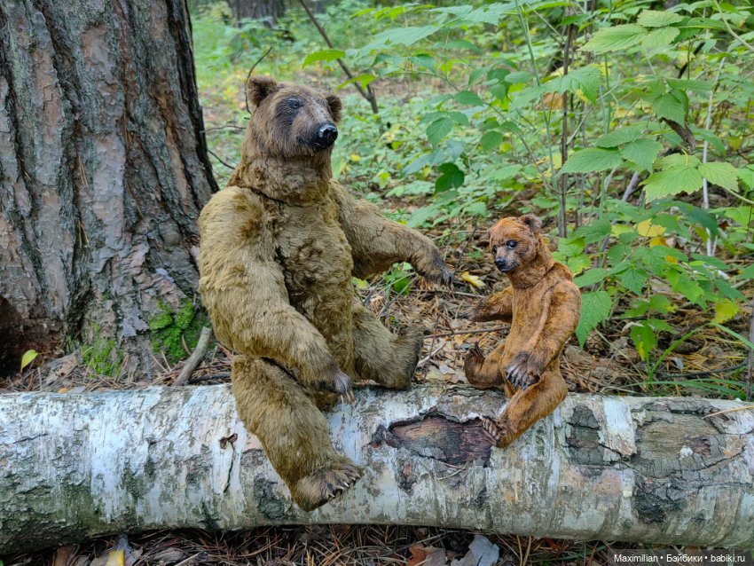 Дедушка и внук Медведи Инны Матус (фото 7)
