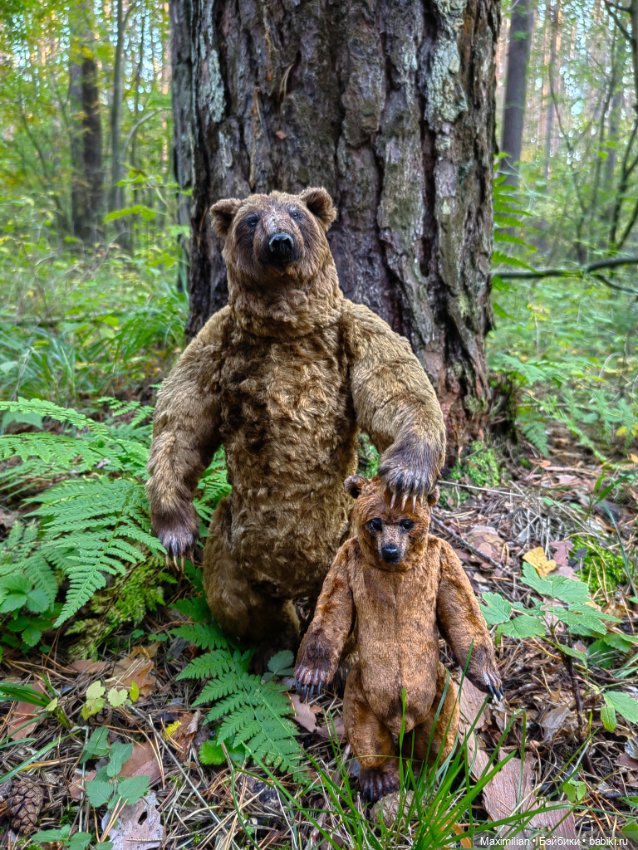 Дедушка и внук Медведи Инны Матус (фото 2)
