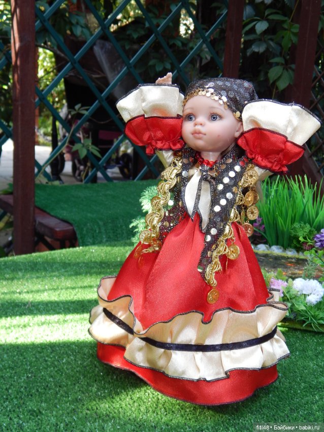 Цыганский наряд — Одежда и обувь для кукол своими руками: фото