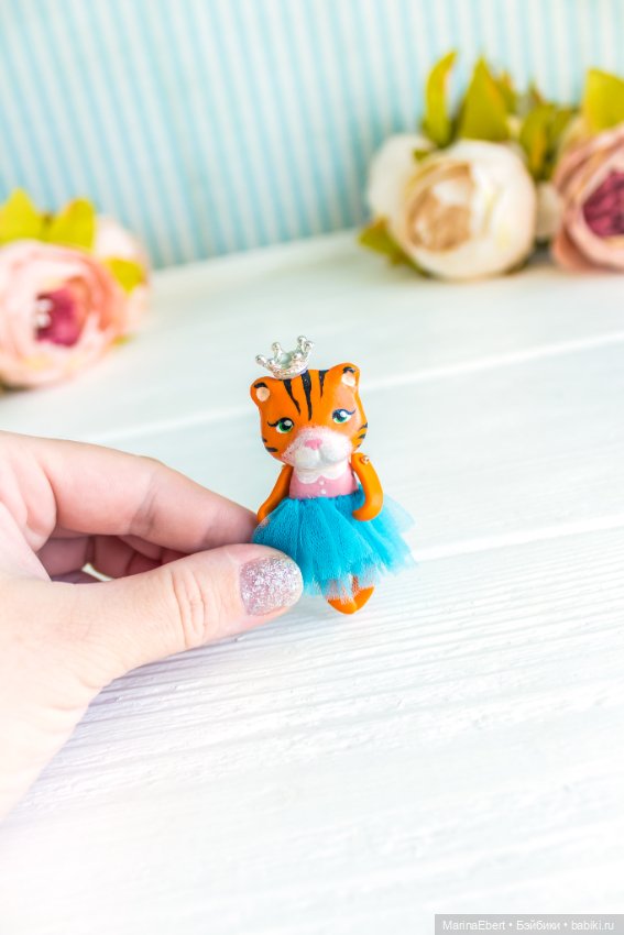 Тигренок Джози — Авторские мишки Тедди и друзья: фото (фото 4)