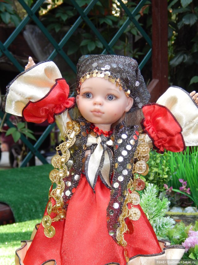 Цыганский наряд — Одежда и обувь для кукол своими руками: фото