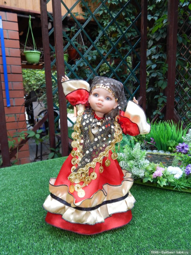 Цыганский наряд — Одежда и обувь для кукол своими руками: фото