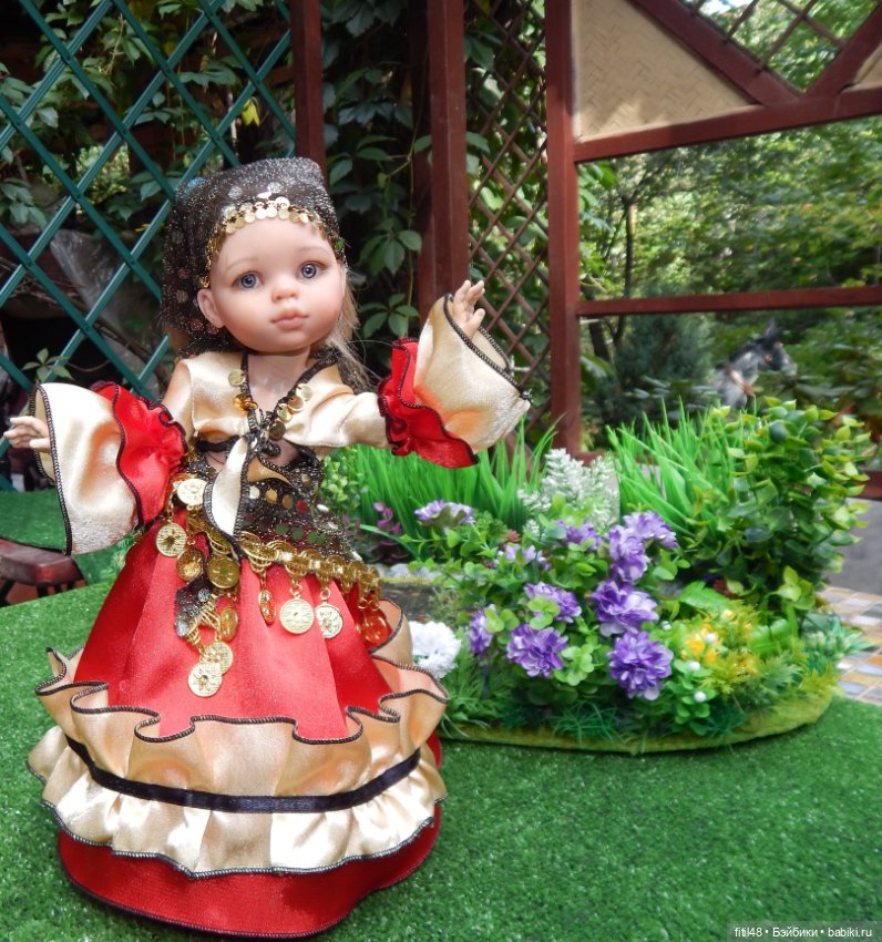 Цыганский наряд — Одежда и обувь для кукол своими руками: фото