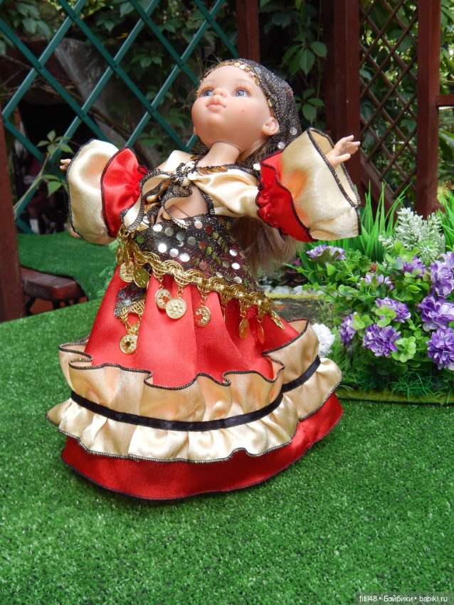 Цыганский наряд — Одежда и обувь для кукол своими руками: фото