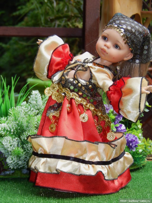 Цыганский наряд — Одежда и обувь для кукол своими руками: фото (фото 3)