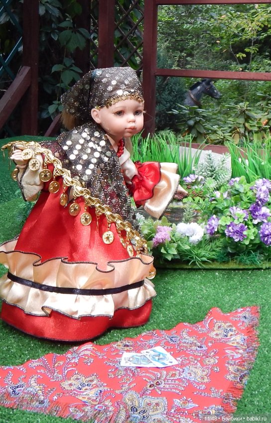 Цыганский наряд — Одежда и обувь для кукол своими руками: фото (фото 9)