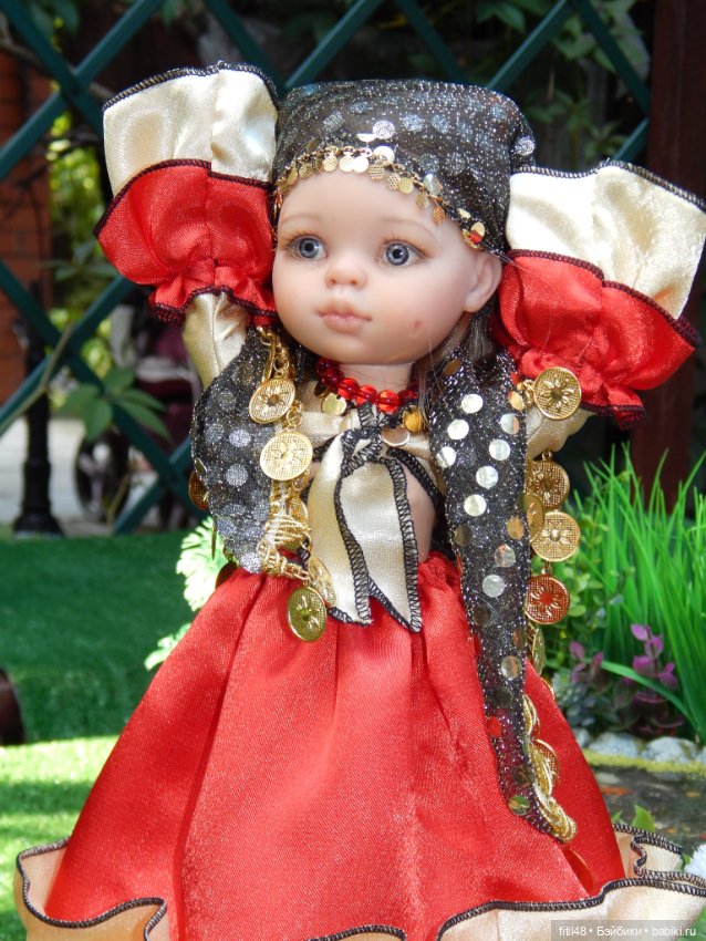 Цыганский наряд — Одежда и обувь для кукол своими руками: фото