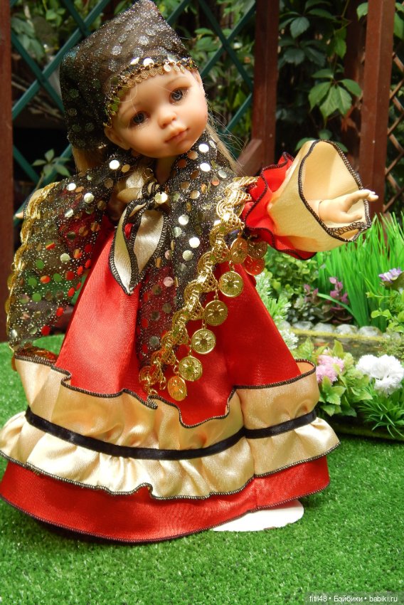 Цыганский наряд — Одежда и обувь для кукол своими руками: фото