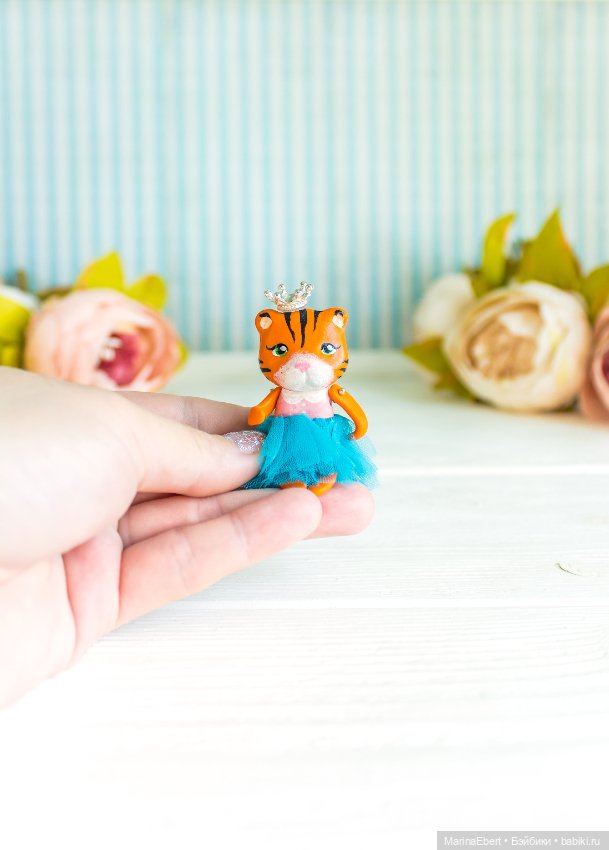 Тигренок Джози — Авторские мишки Тедди и друзья: фото (фото 7)