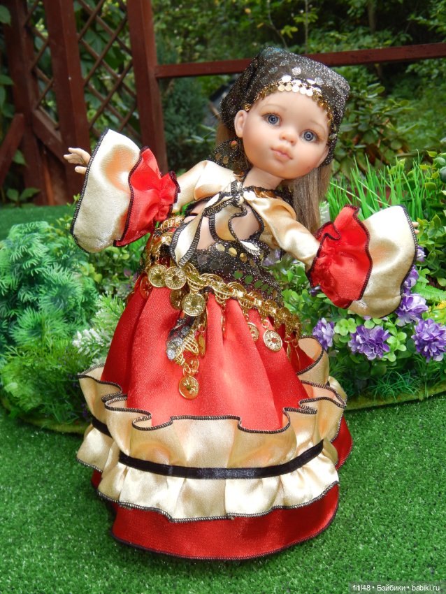 Цыганский наряд — Одежда и обувь для кукол своими руками: фото