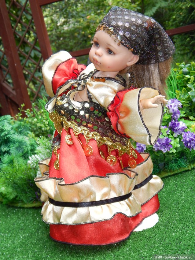 Цыганский наряд — Одежда и обувь для кукол своими руками: фото
