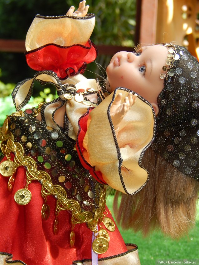 Цыганский наряд — Одежда и обувь для кукол своими руками: фото (фото 6)