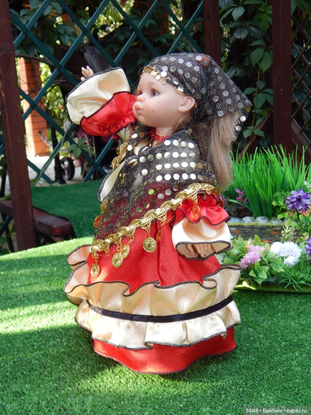 Цыганский наряд — Одежда и обувь для кукол своими руками: фото
