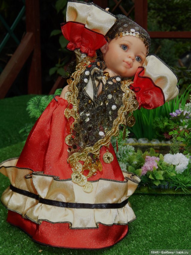 Цыганский наряд — Одежда и обувь для кукол своими руками: фото
