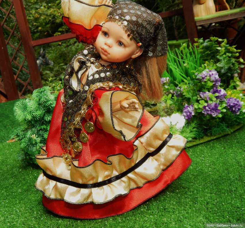 Цыганский наряд — Одежда и обувь для кукол своими руками: фото