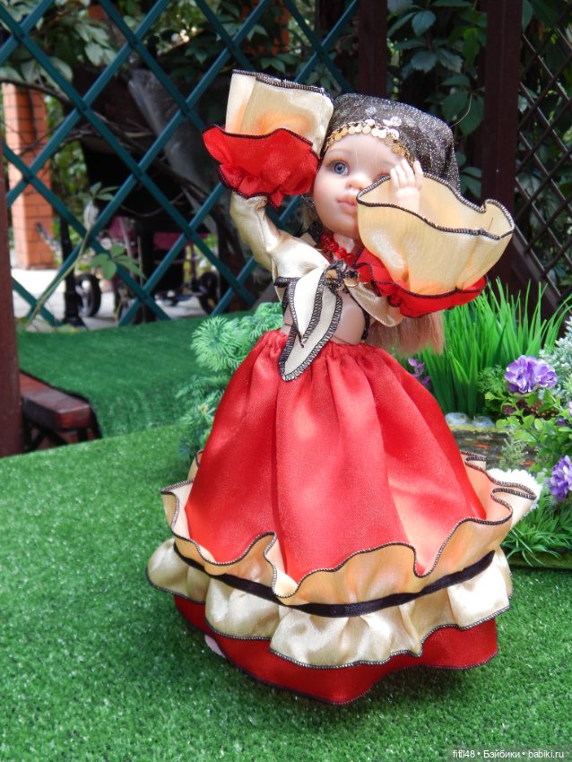 Цыганский наряд — Одежда и обувь для кукол своими руками: фото