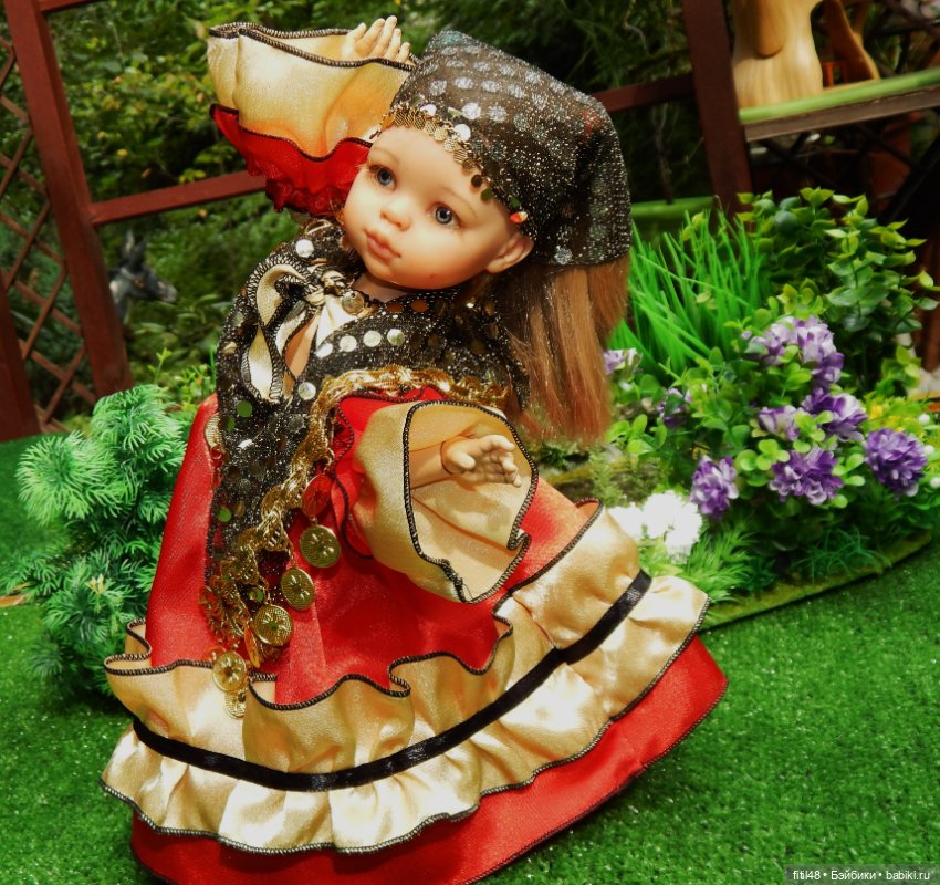 Цыганский наряд — Одежда и обувь для кукол своими руками: фото