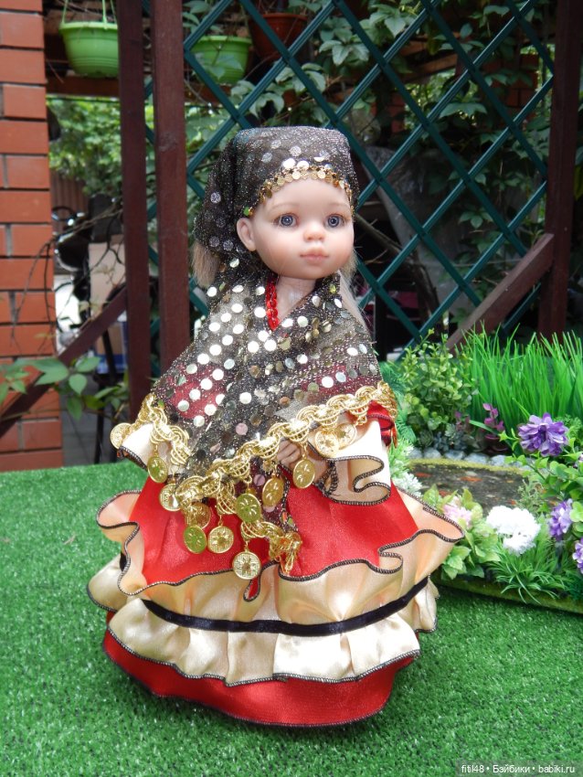 Цыганский наряд — Одежда и обувь для кукол своими руками: фото