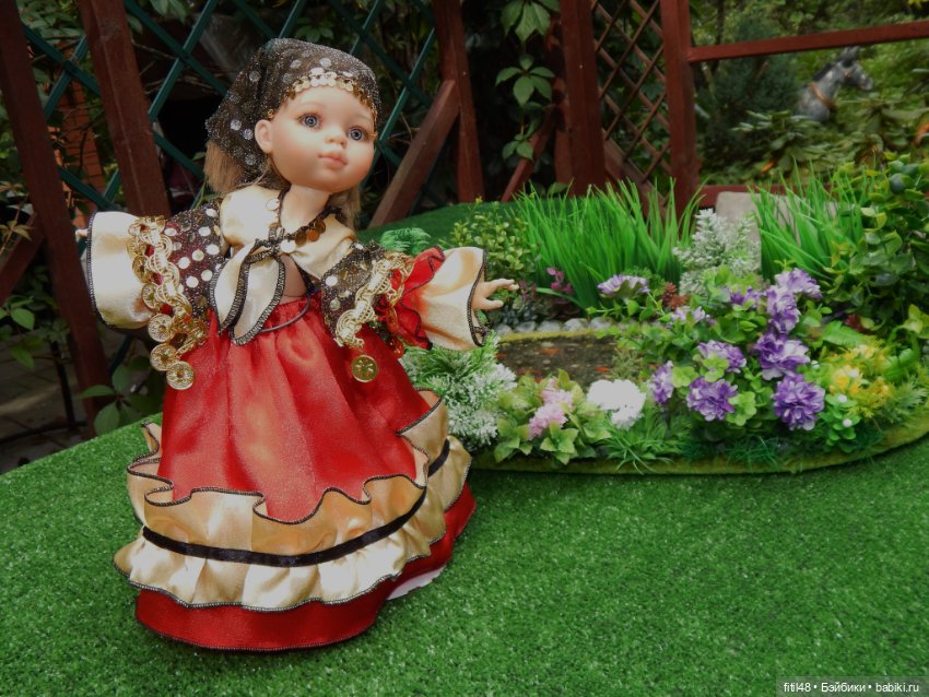Цыганский наряд — Одежда и обувь для кукол своими руками: фото (фото 10)