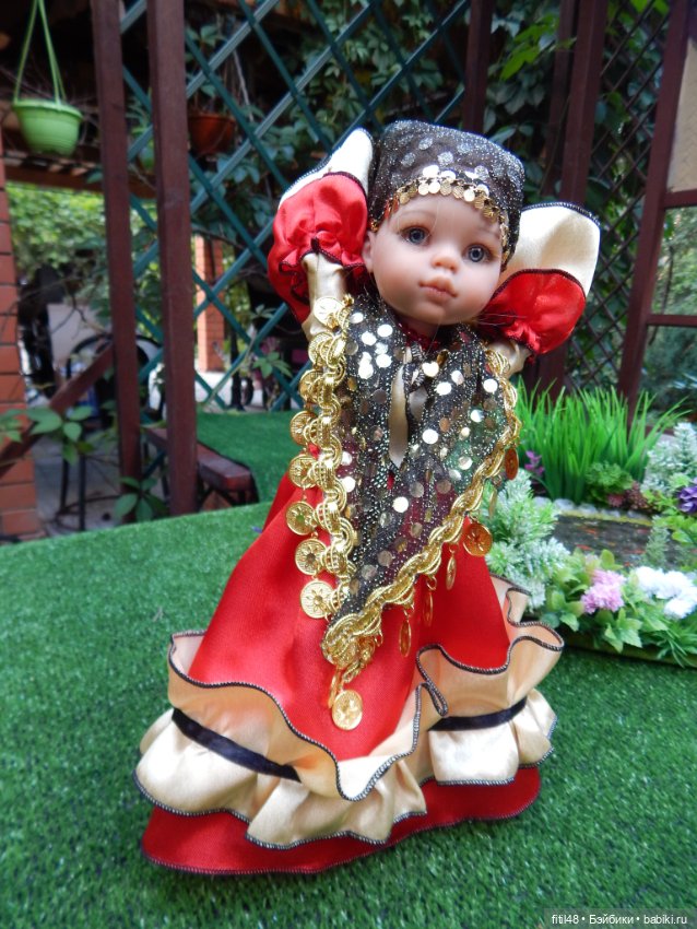 Цыганский наряд — Одежда и обувь для кукол своими руками: фото