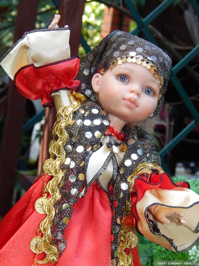 Цыганский наряд — Одежда и обувь для кукол своими руками: фото