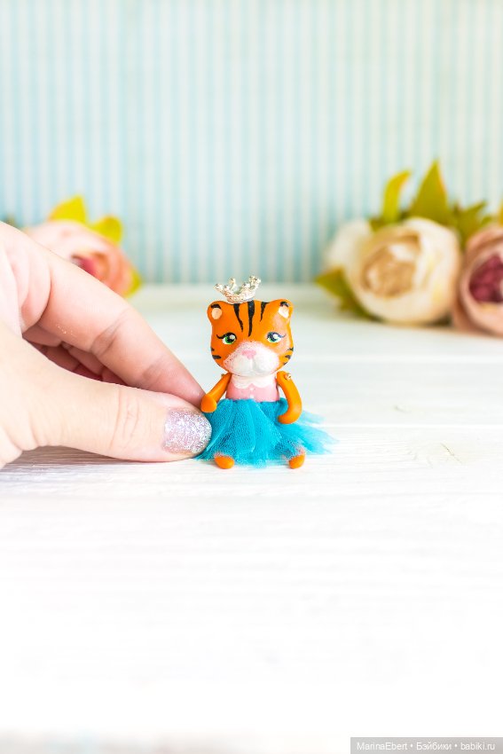 Тигренок Джози — Авторские мишки Тедди и друзья: фото