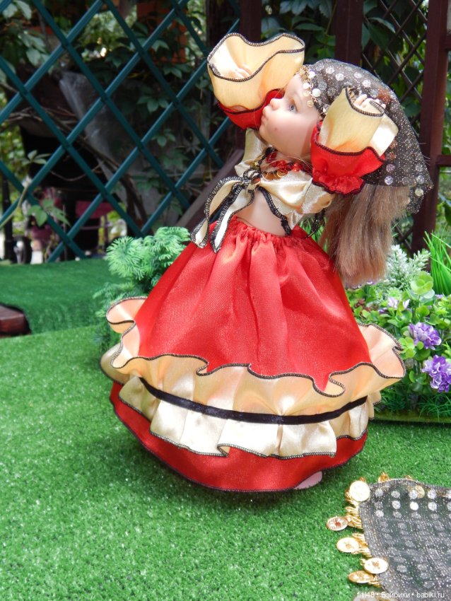 Цыганский наряд — Одежда и обувь для кукол своими руками: фото