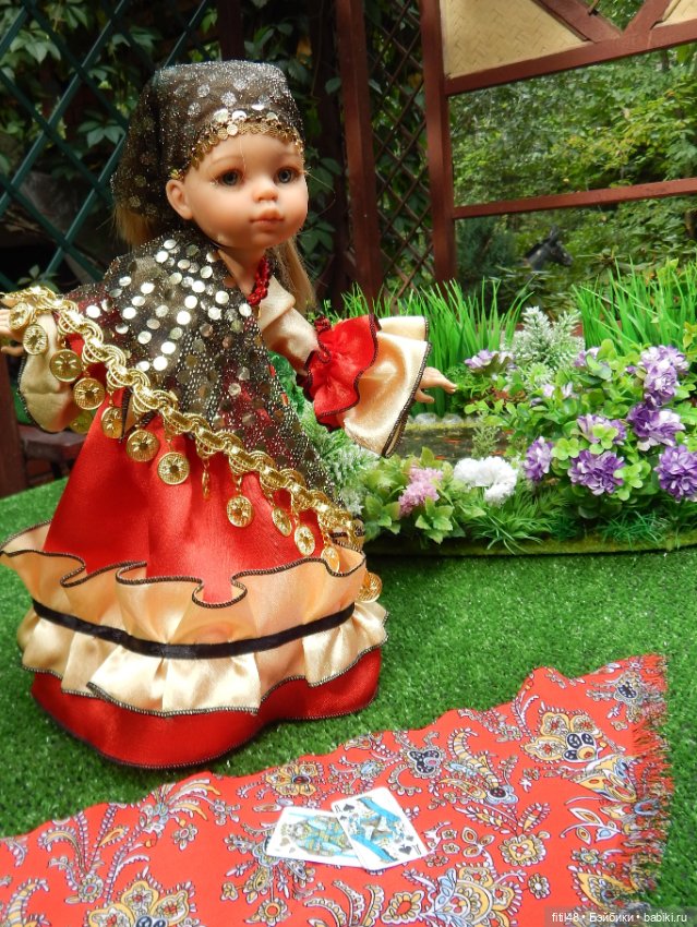 Цыганский наряд — Одежда и обувь для кукол своими руками: фото (фото 8)