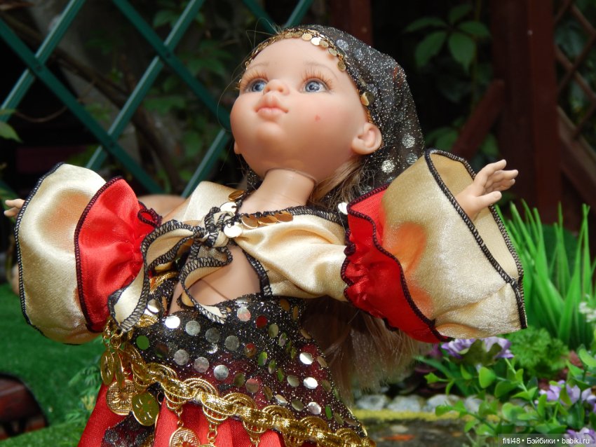 Цыганский наряд — Одежда и обувь для кукол своими руками: фото (фото 4)