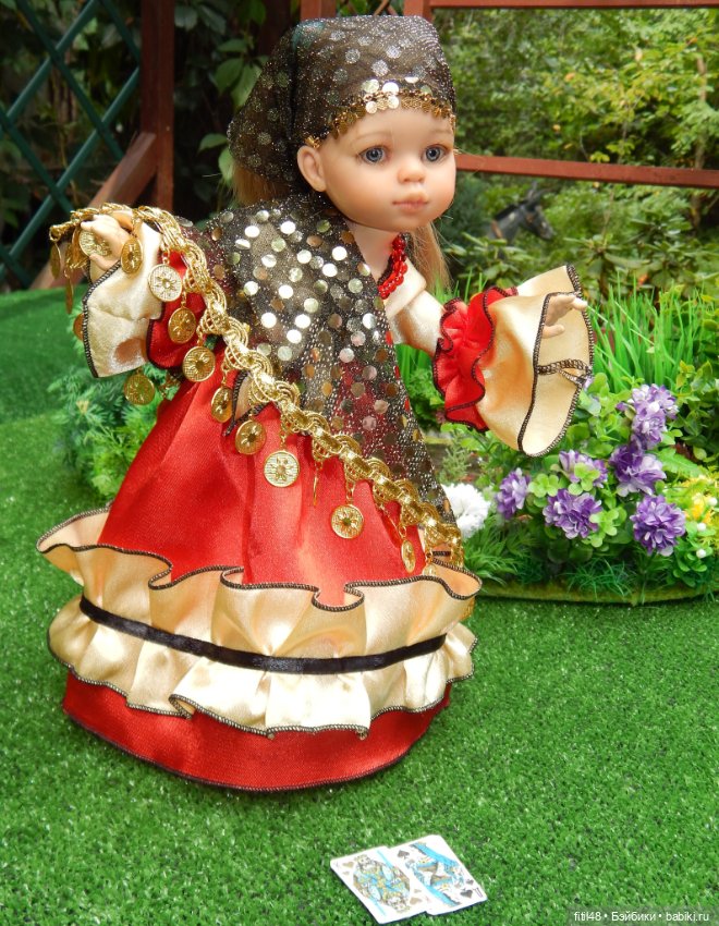 Цыганский наряд — Одежда и обувь для кукол своими руками: фото (фото 7)