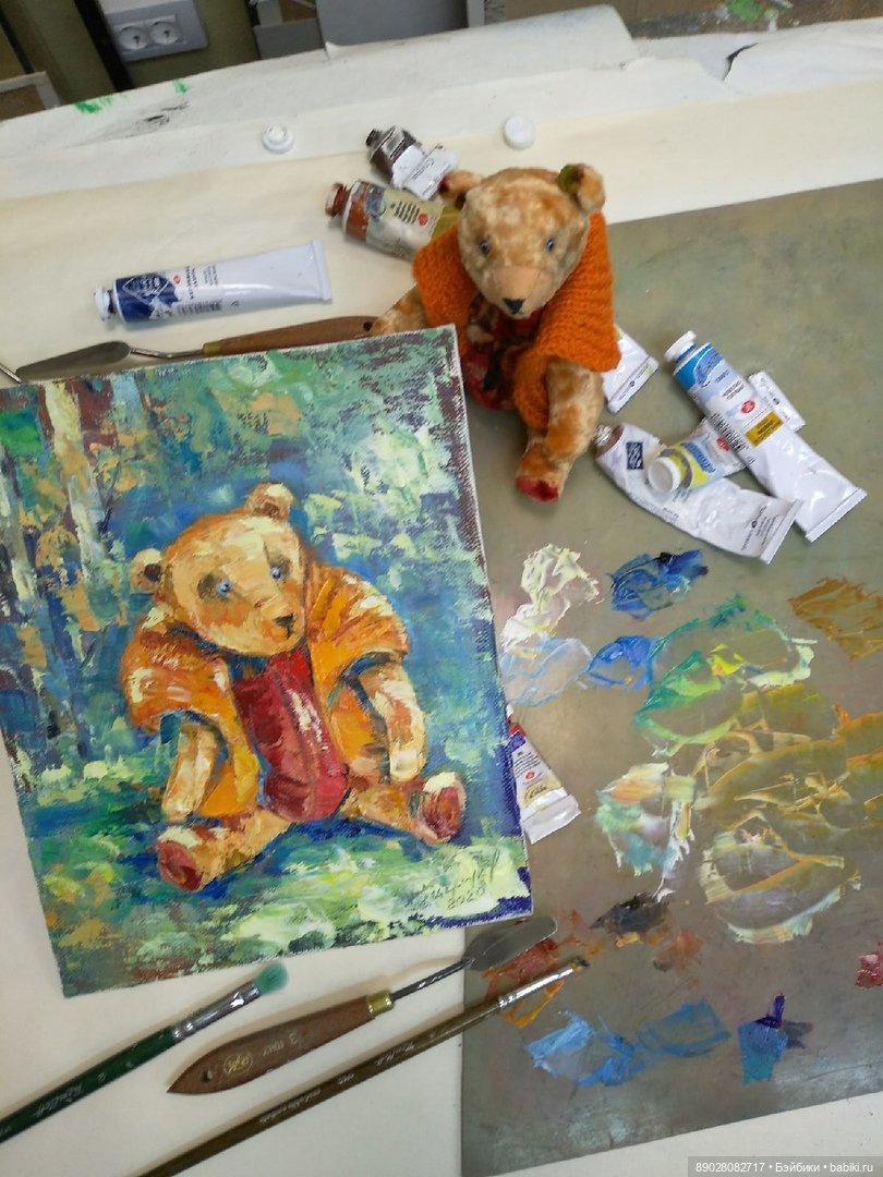 Плюшевые игрушки в живописи