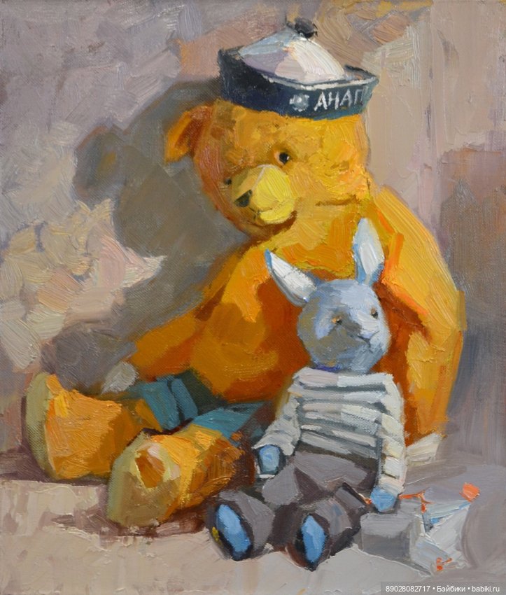 Плюшевые игрушки в живописи (фото 5)