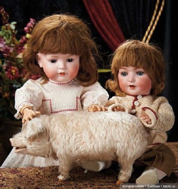 Антикварные куклы и их игрушки. Фотографии часть 2