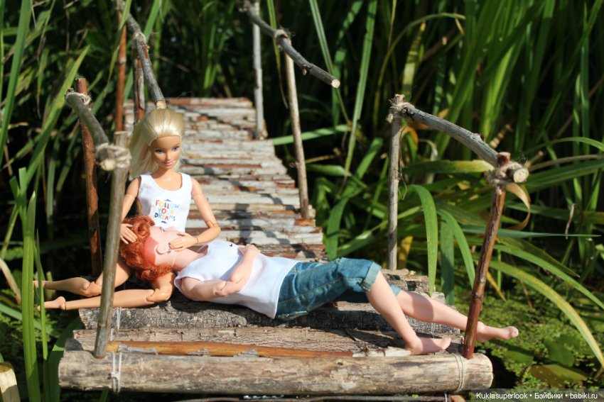 На пруду — Куклы Barbie (Барби): Looks