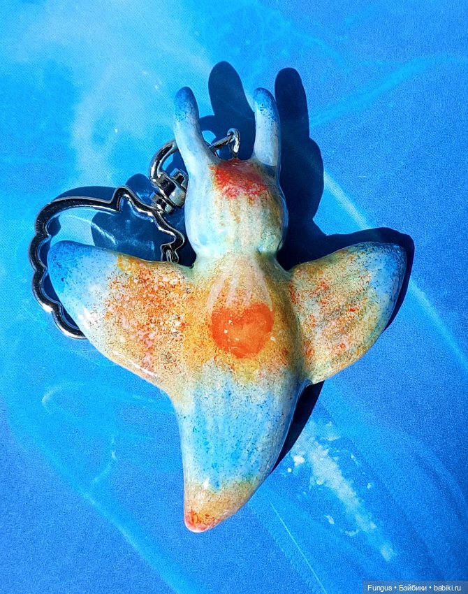 Брелки морские моллюски из самозастывающей глины🪼 (фото 9)