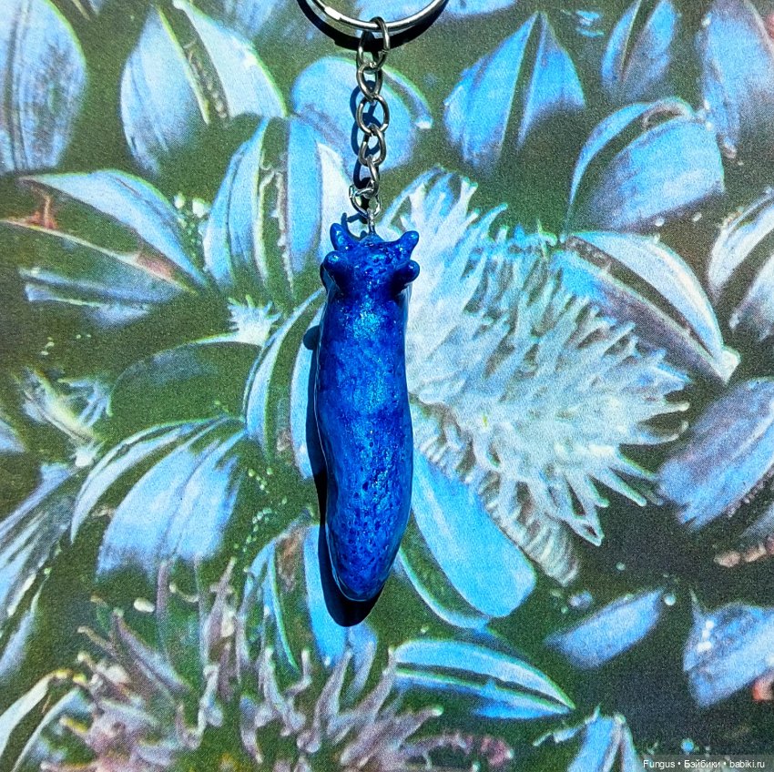 Брелки морские моллюски из самозастывающей глины🪼 (фото 7)