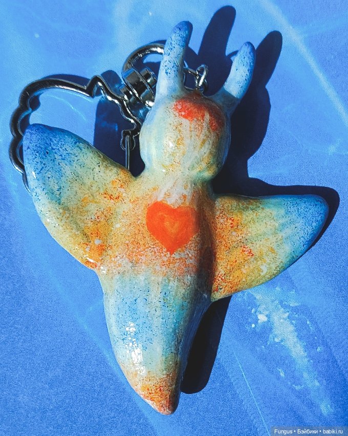 Брелки морские моллюски из самозастывающей глины🪼