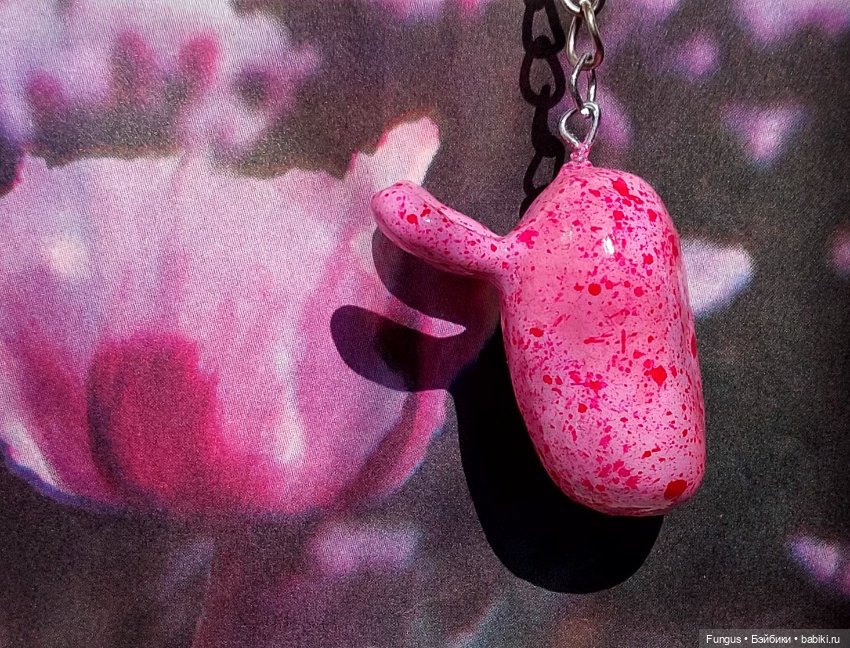 Брелки морские моллюски из самозастывающей глины🪼 (фото 5)