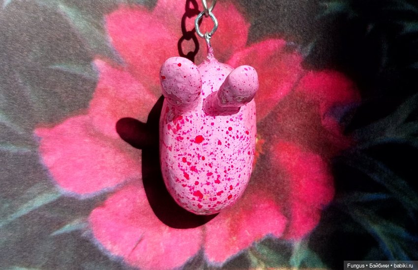 Брелки морские моллюски из самозастывающей глины🪼 (фото 6)