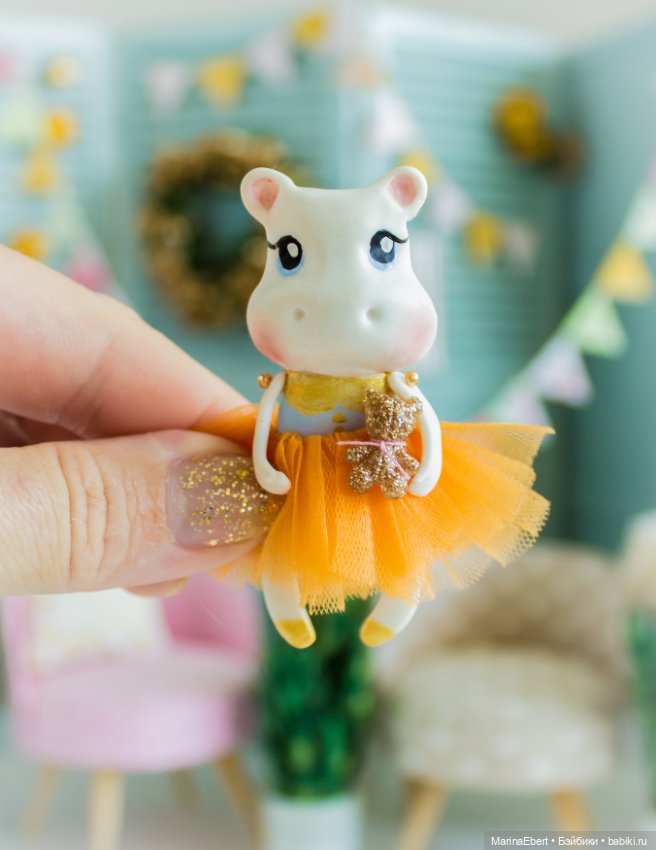 Милый маленький бегемотик Луиза