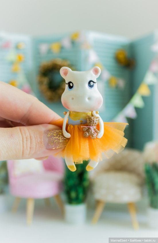 Милый маленький бегемотик Луиза