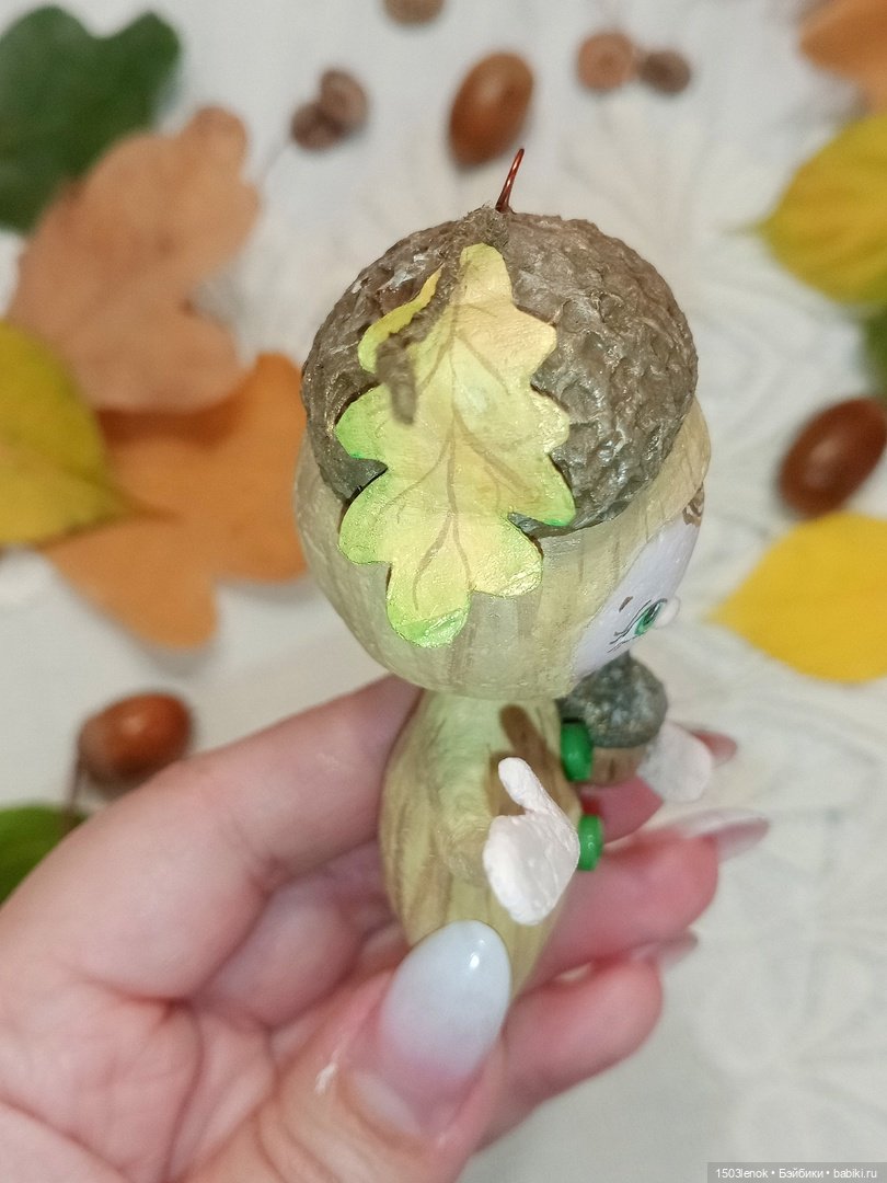 Жёлудёнок — Лепка авторских игрушек и папье (фото 5)