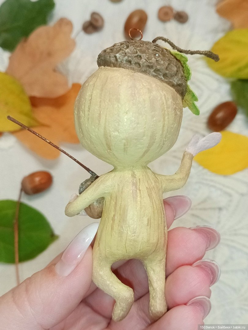 Жёлудёнок — Лепка авторских игрушек и папье (фото 7)