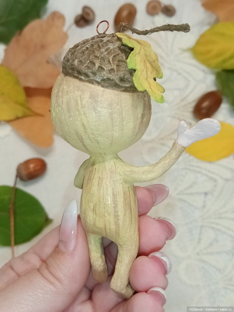Жёлудёнок — Лепка авторских игрушек и папье (фото 8)