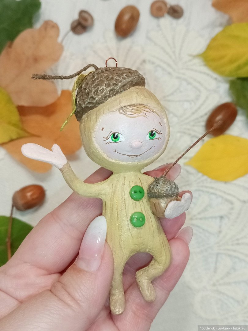 Жёлудёнок — Лепка авторских игрушек и папье (фото 3)