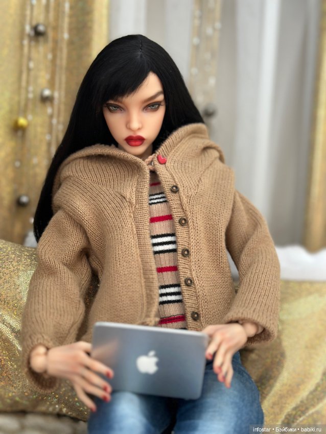 Примеряем наряды., — Домашние фото авторских кукол: личные коллекции (фото 4)