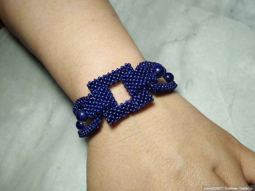 Мой браслет из бисера — Наши хобби и творчество: вышивка (фото 7)